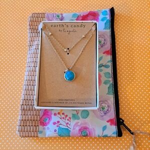 Earth's Candy by Lu Gaeta necklace and "Dream" pouch